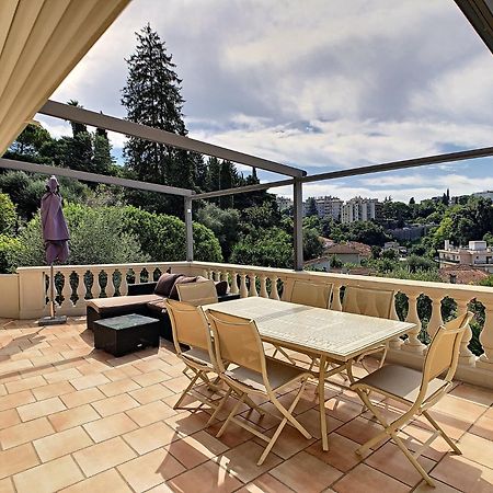 Villa Paradiso, Logement Avec Piscine, Nice Nord Екстериор снимка
