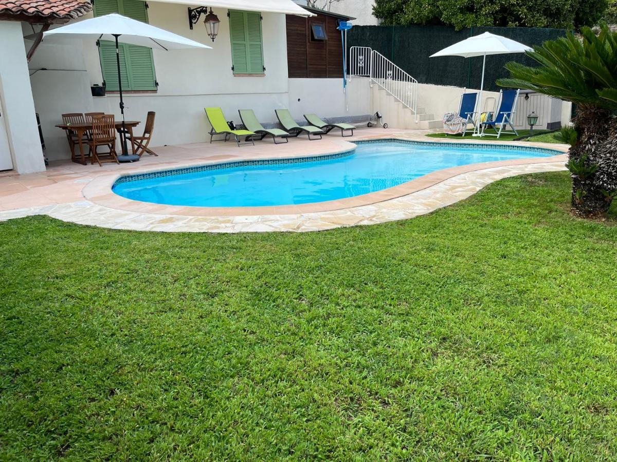 Villa Paradiso, Logement Avec Piscine, Nice Nord Екстериор снимка